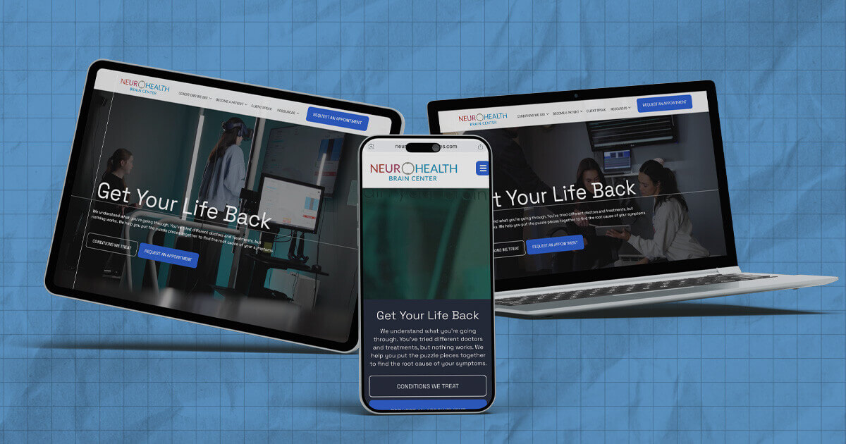 neurohealth-web-design